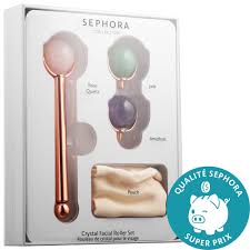 SEPHORA CRYSTAL FACIAL ROLLER SET