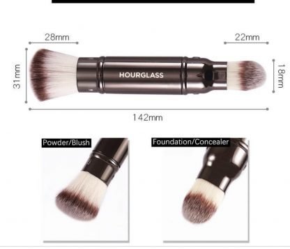HOURGLASS  RETRACTABLE DOUBLE-ENDED COMPLEXION BRUSH - Imagen 6