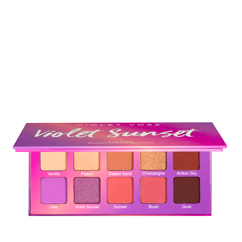 VIOLET VOSS  Violet Sunset Eyeshadow and Pressed Pigment Palette - Imagen 4