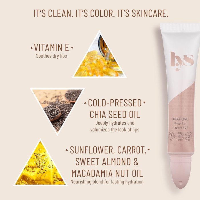 LYS Beauty Speak Love Glossy Lip Treatment Oil - Imagen 5