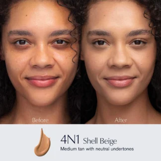 Estée Lauder Double Wear Stay-in-Place 24-Hour Longwear Foundation - 4N1 Shell Beige - medium tan with neutral undertones