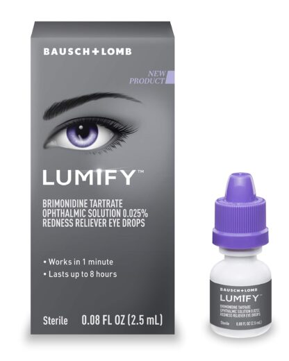 Bausch + Lomb Lumify Redness Reliever Eye Drops, 0.08 fl oz