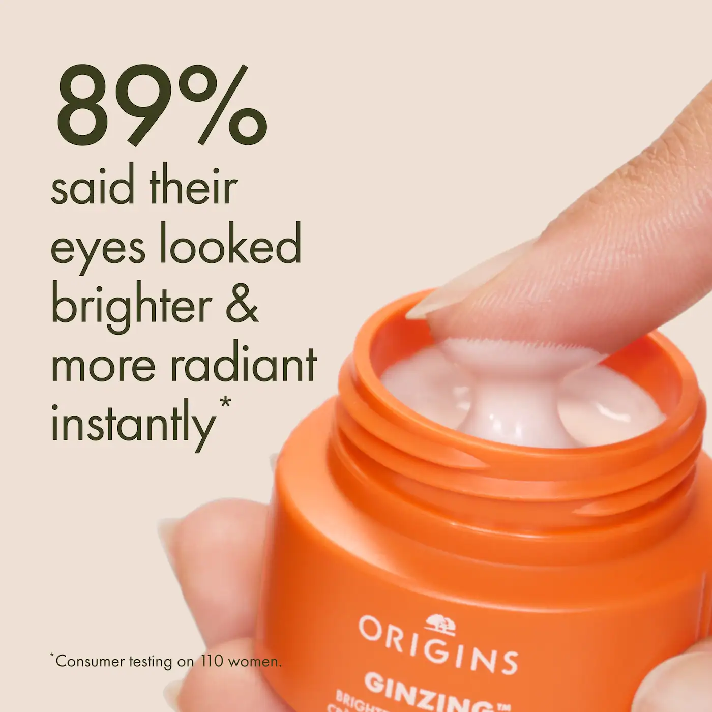 Origins Ginzing™ Vitamin C Eye Cream to Brighten and Depuff (Original / Cool) - Imagen 7