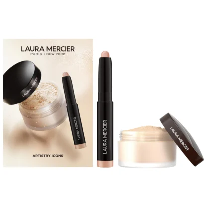 Laura Mercier  Mini Artistry Icons Loose Powder and Eyeshadow Set