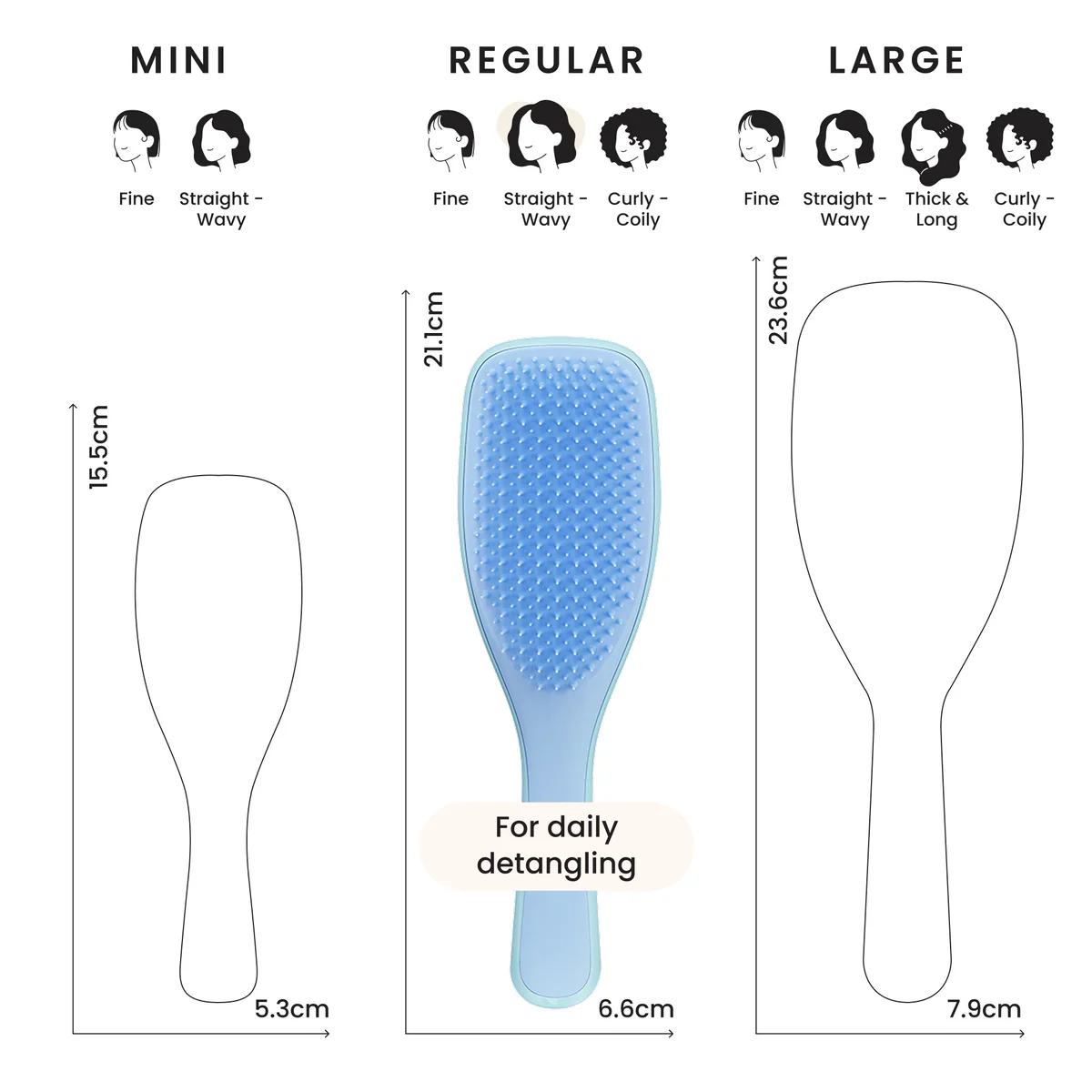 Tangle Teezer The Ultimate Detangler Denim Blues - Imagen 2