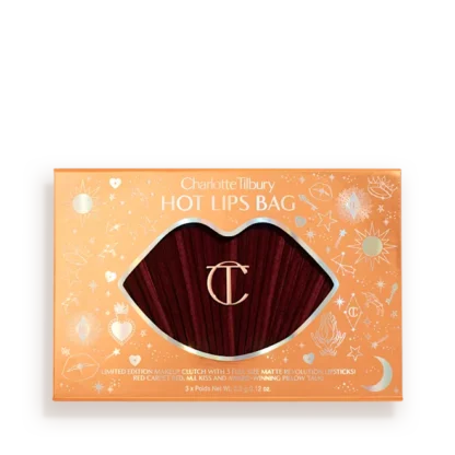 Charlotte Tilbury HOT LIPS BAG MAKEUP BAG & LIP KIT - Imagen 2