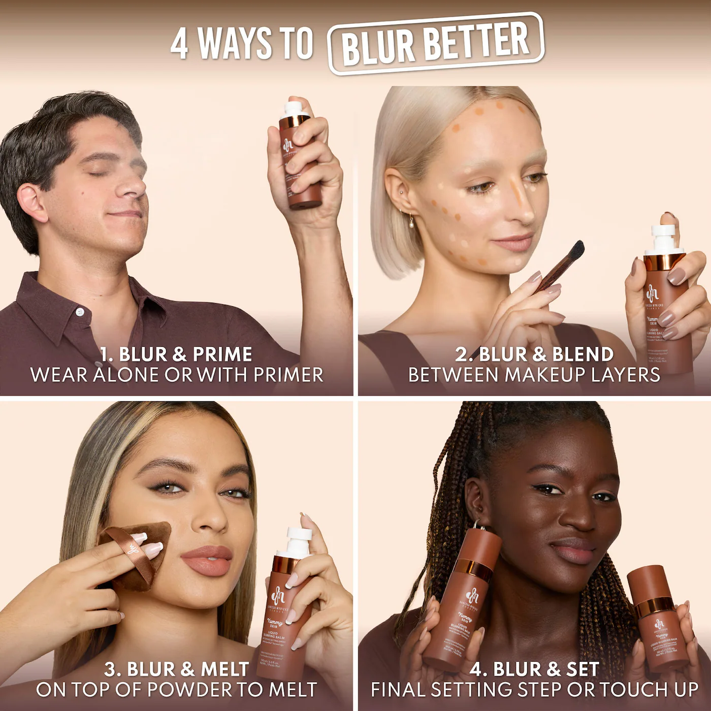 Danessa Myricks Beauty Yummy Skin Liquid Blurring Balm Mattifying Setting Spray - Imagen 7