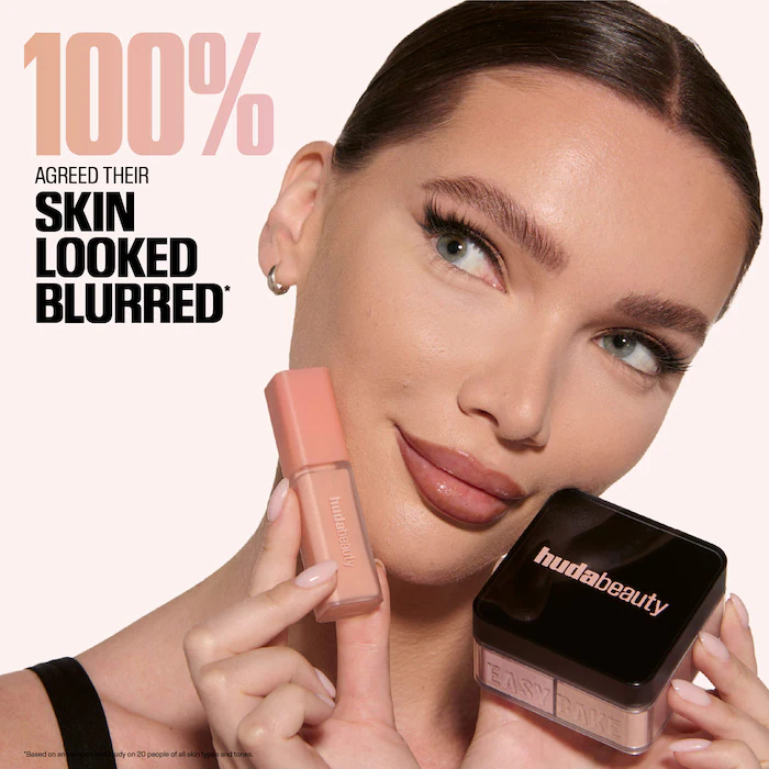 HUDA BEAUTY Easy Bake Loose Powder Brightening + Correcting Duo - Imagen 2