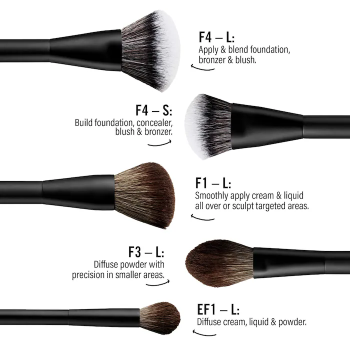 MAKEUP BY MARIO Mario's Essential Cosmetic Brush Set - Imagen 4