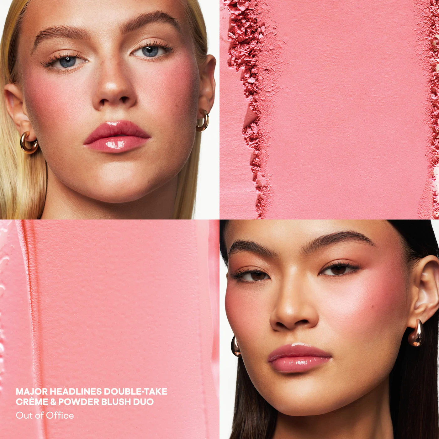 PATRICK TA Patrick's Glow and Gloss Set: Major Headlines Blush Duo and Lip Gloss Makeup Gift Set - Imagen 5