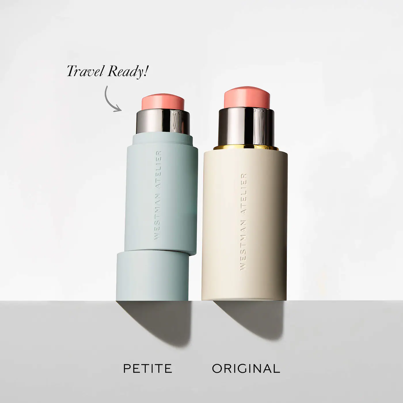 Westman Atelier Mini Baby Cheeks Lip + Cheek Cream Blush Stick Trio Gift Set - Imagen 7