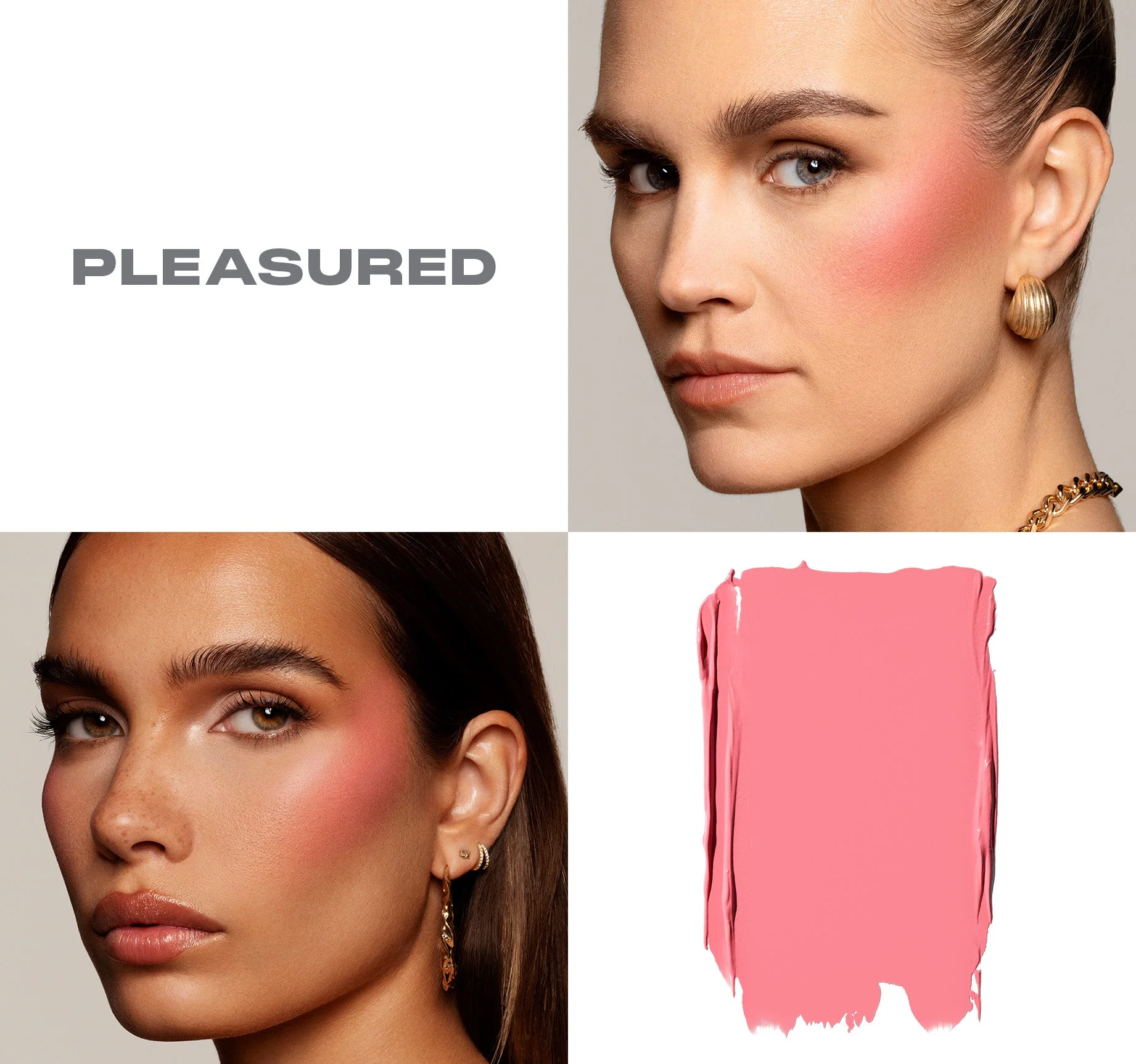 Morphe Pleasured Huephoric Rush 3-in-1 Silk Blush - Imagen 3