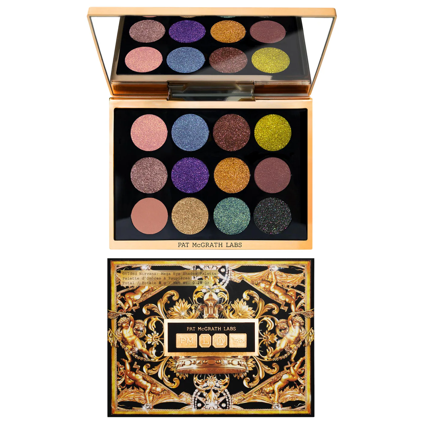 PAT McGRATH LABS GILDED NIRVANA: MEGA EYE SHADOW PALETTE