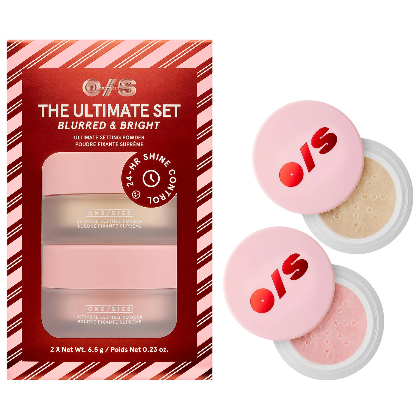 ONE/SIZE by Patrick Starrr Ultimate Blurring Setting Powder Blurred & Bright Travel Duo