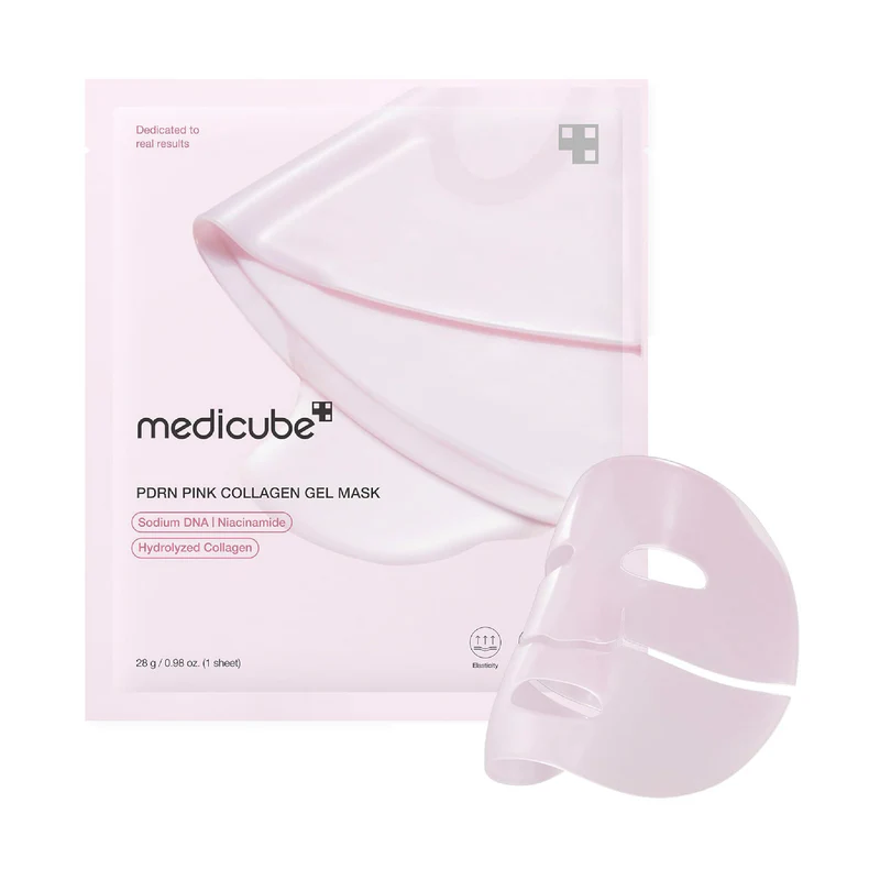 MEDICUBE - PDRN PINK COLLAGEN GEL MASK (1) - Imagen 2