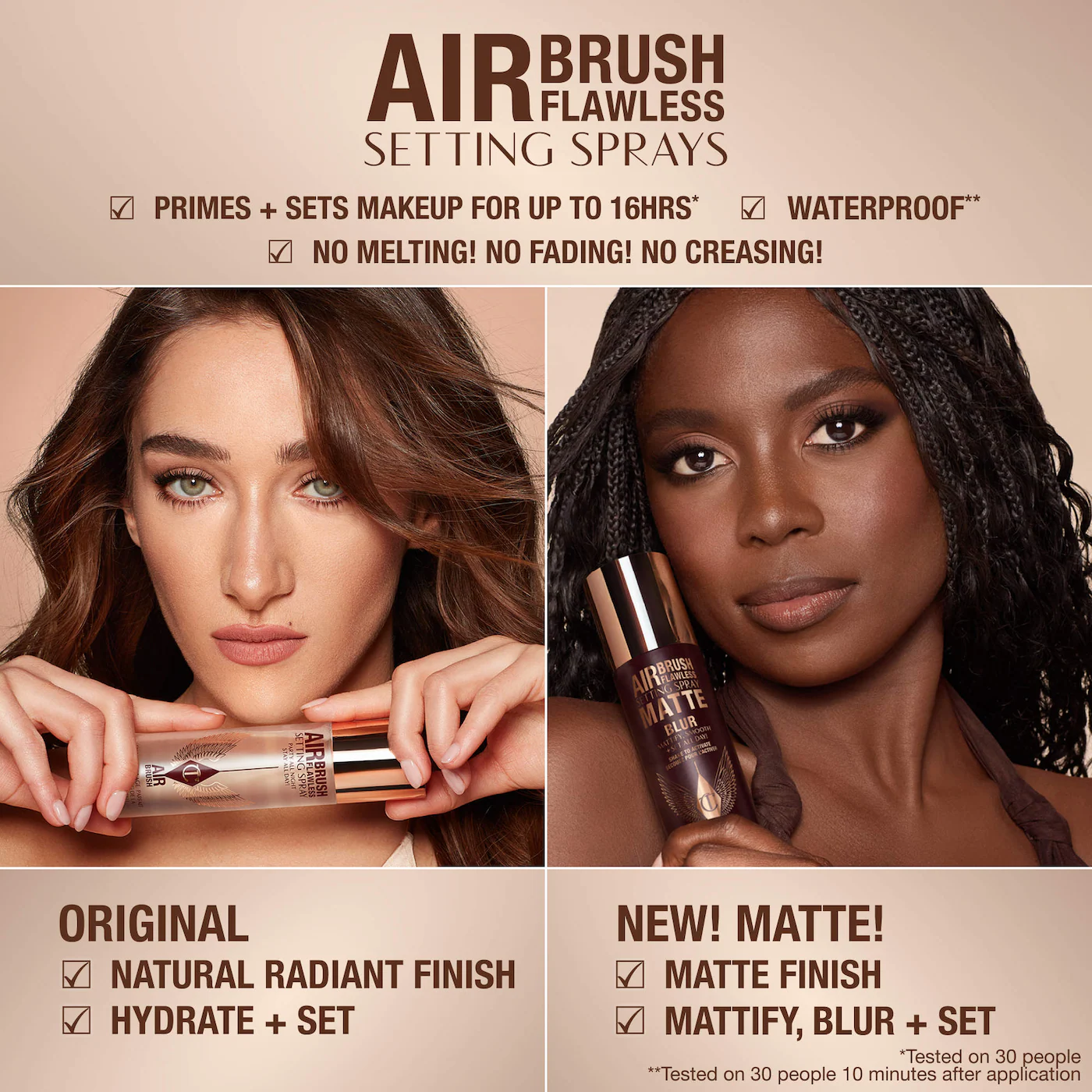 Charlotte Tilbury Airbrush Flawless Matte Blurring & Waterproof Setting Spray - Imagen 5