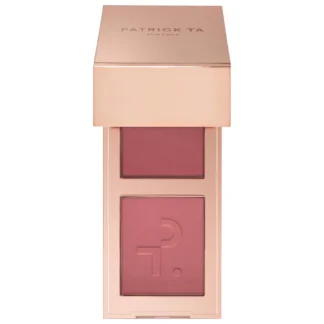 PATRICK TA  Mini Major Headlines Double-Take Crème & Powder Blush Duo