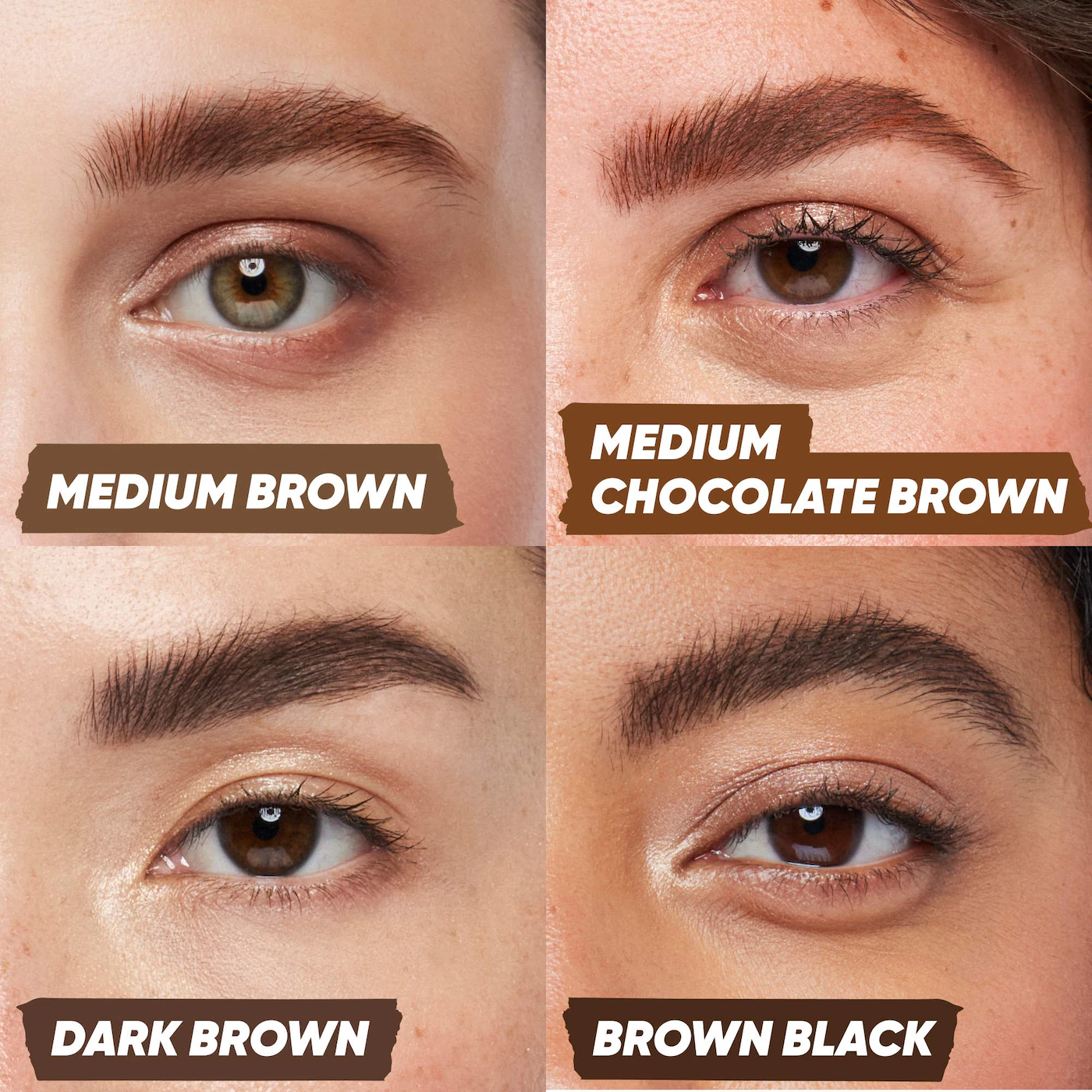 Kosas Air Brow Tinted Clean Volumizing Eyebrow Gel in Dark Brown - Imagen 4