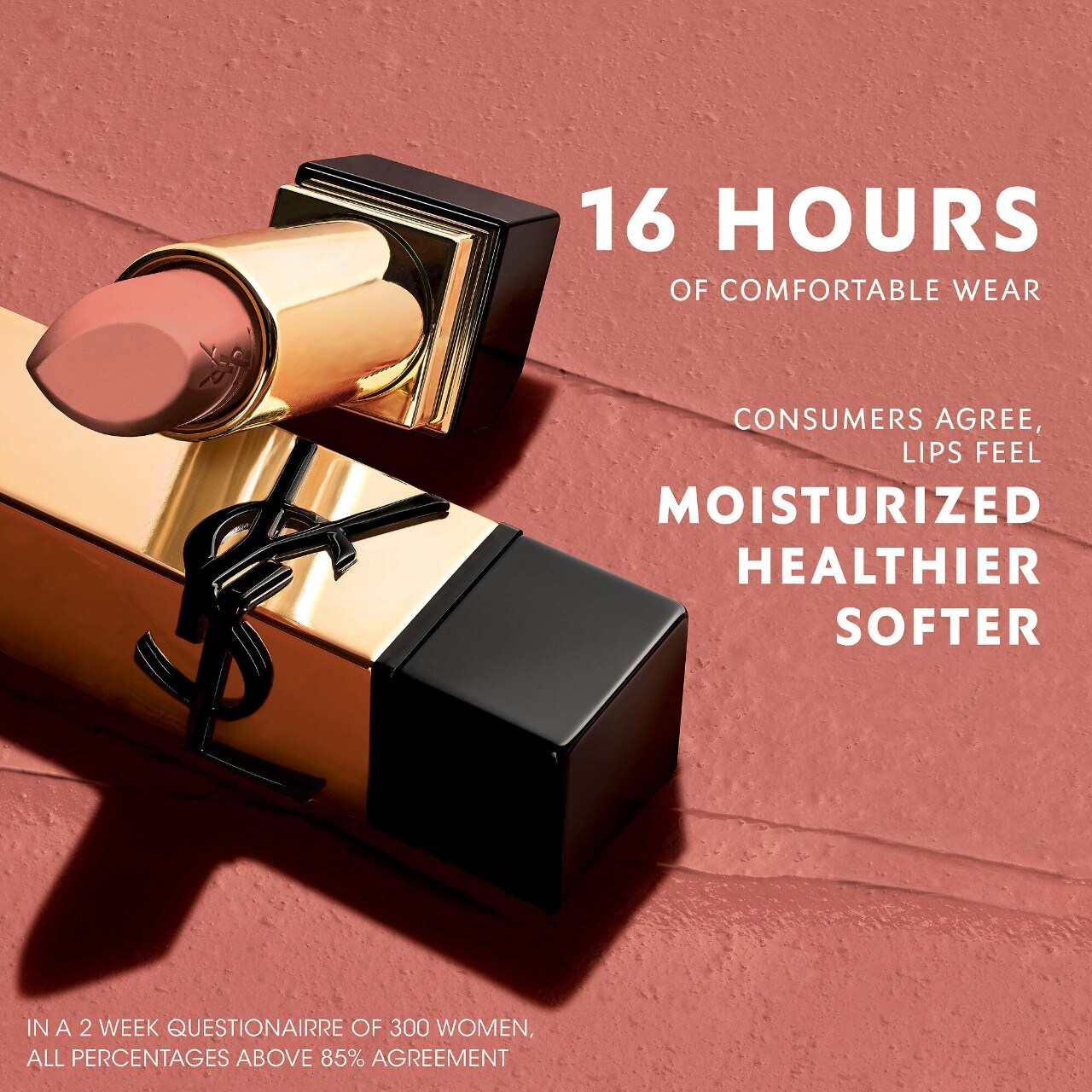 Yves Saint Laurent Rouge Pur Couture Caring Satin Lipstick with Ceramides Deluxe mini - Imagen 3