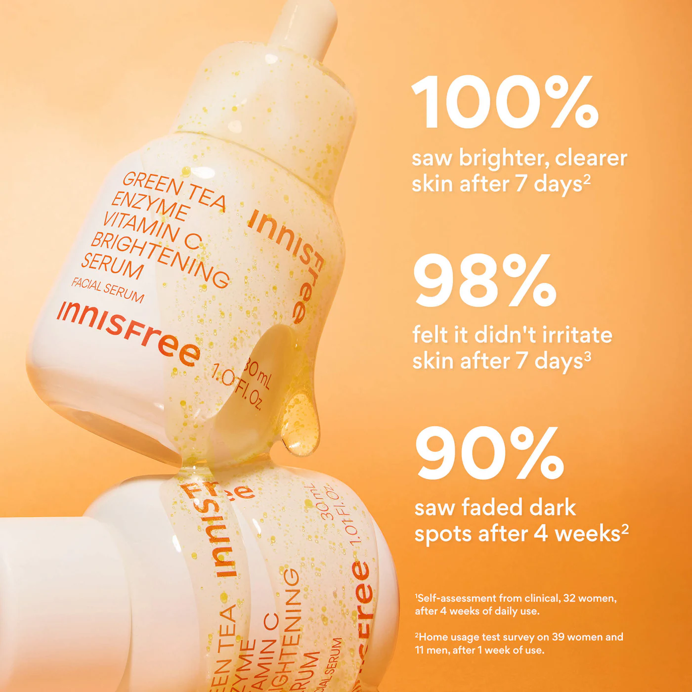 innisfree Rapid Vitamin C Brightening Serum for Dark Spots + Post-Breakout Marks 7ml - Imagen 5