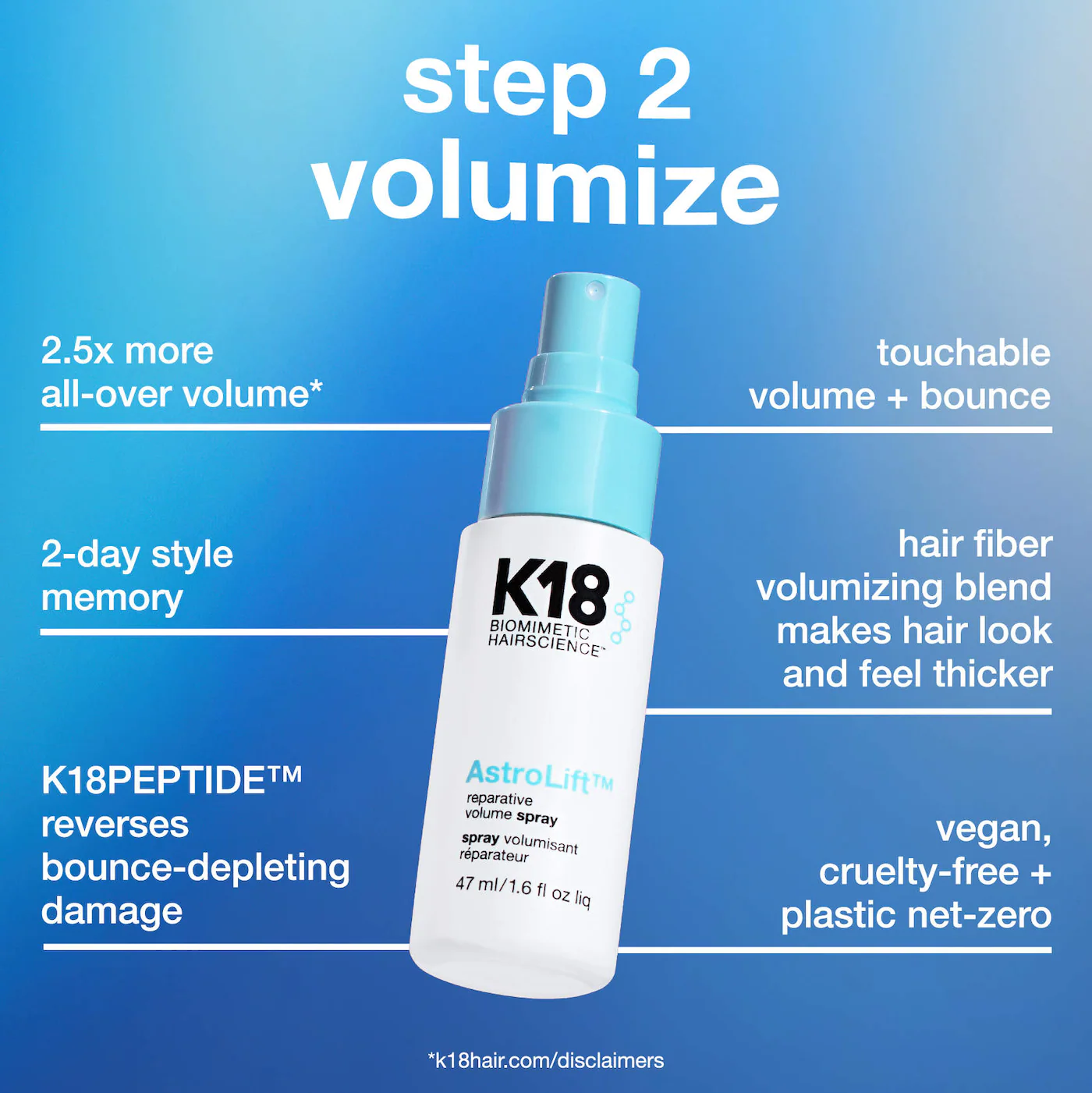 K18 Biomimetic Hairscience Healthy Volume Minis Hair Gift Set - Imagen 4